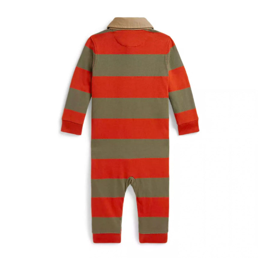 Combi Polo Rayée 6-12mois-Polo Ralph Lauren-RLA-320B27191001-CLÉMENT