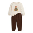 Ensemble Pantalon Ours Polo 6-24mois-Polo Ralph Lauren-Ivoire-6 m-RLA-320B27201001-CLÉMENT