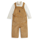 Ensemble Salopette Corduroy 6-24mois-Polo Ralph Lauren-Ocre-3 m-RLA-320B27219001-CLÉMENT