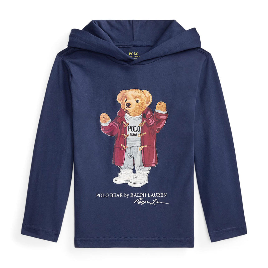 T-shirt Capuchon Ours Polo 2-7ans-Polo Ralph Lauren-Marine-2-RLA-322B27286001-CLÉMENT