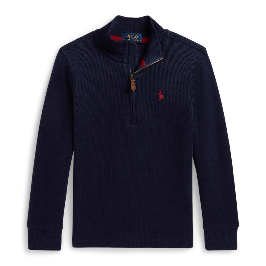 Gilet Demi Zip Côtelé 2-6ans-Polo Ralph Lauren-Marine-2-RLA-322B28079005-CLÉMENT