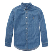Chemise Chambray 8-16ans-Polo Ralph Lauren-Denim-S-RLA-323713843001-CLÉMENT