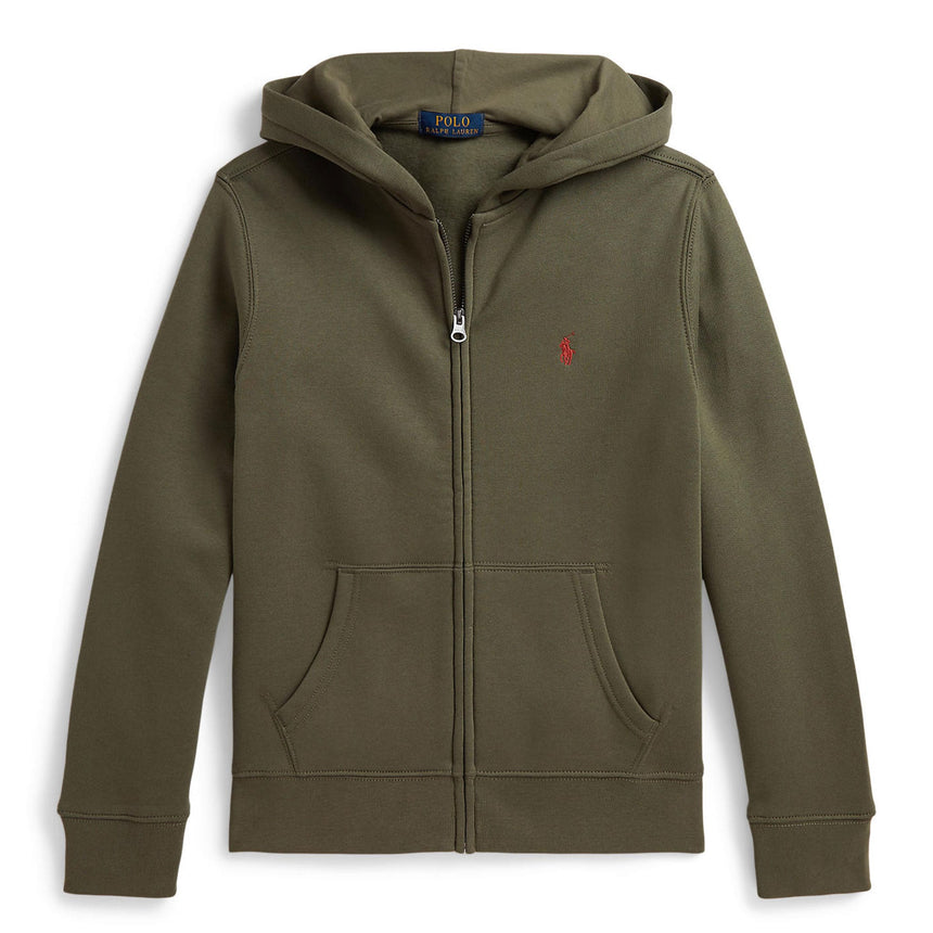Kangourou Zip Uni 8-16ans-Polo Ralph Lauren-Olive-S-RLA-323799360504-CLÉMENT