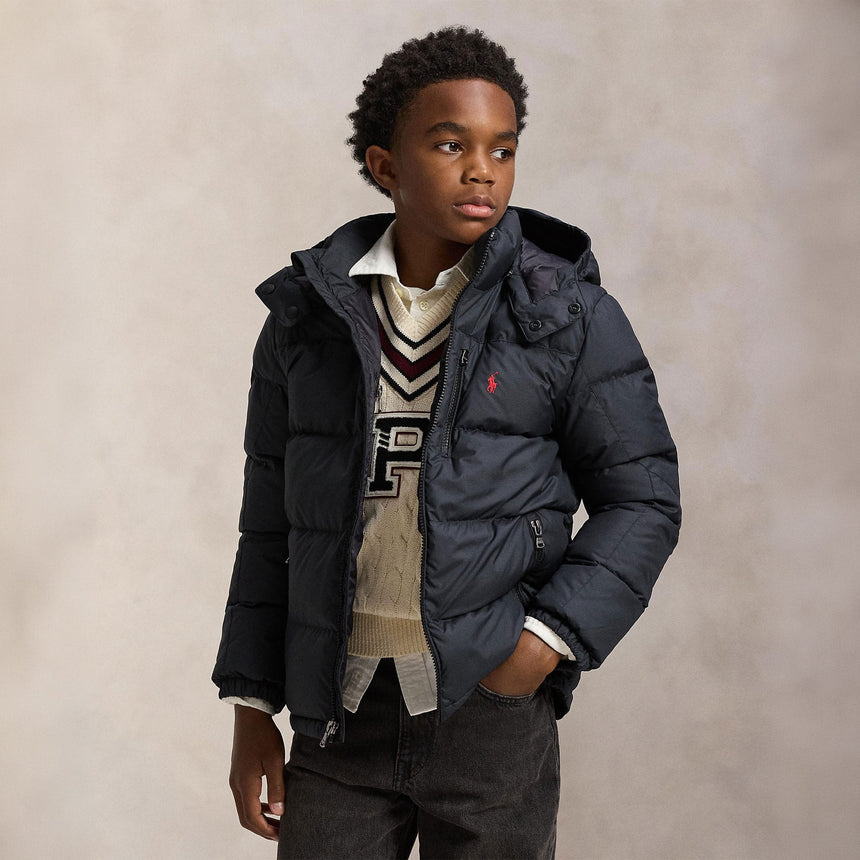 Manteau Duvet Nylon Recylé 8-16ans-Polo Ralph Lauren-RLA-323969861001-CLÉMENT