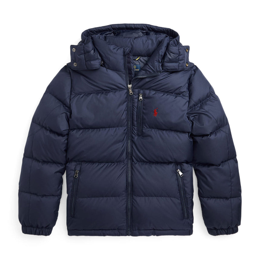 Manteau Duvet Nylon Recylé 8-16ans-Polo Ralph Lauren-Marine-S-RLA-323969861002-CLÉMENT