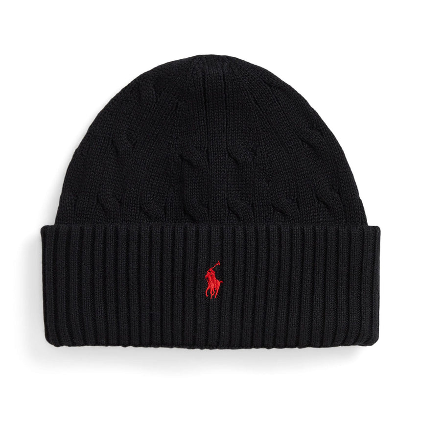 Tuque Tricot Unie 4-16ans-Polo Ralph Lauren-Noir-S/M-RLA-323980663003-CLÉMENT
