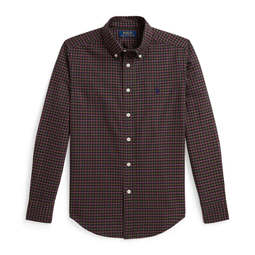 Chemise Oxford Carreaux 8-16ans-Polo Ralph Lauren-Forêt-S-RLA-323B24624001-CLÉMENT