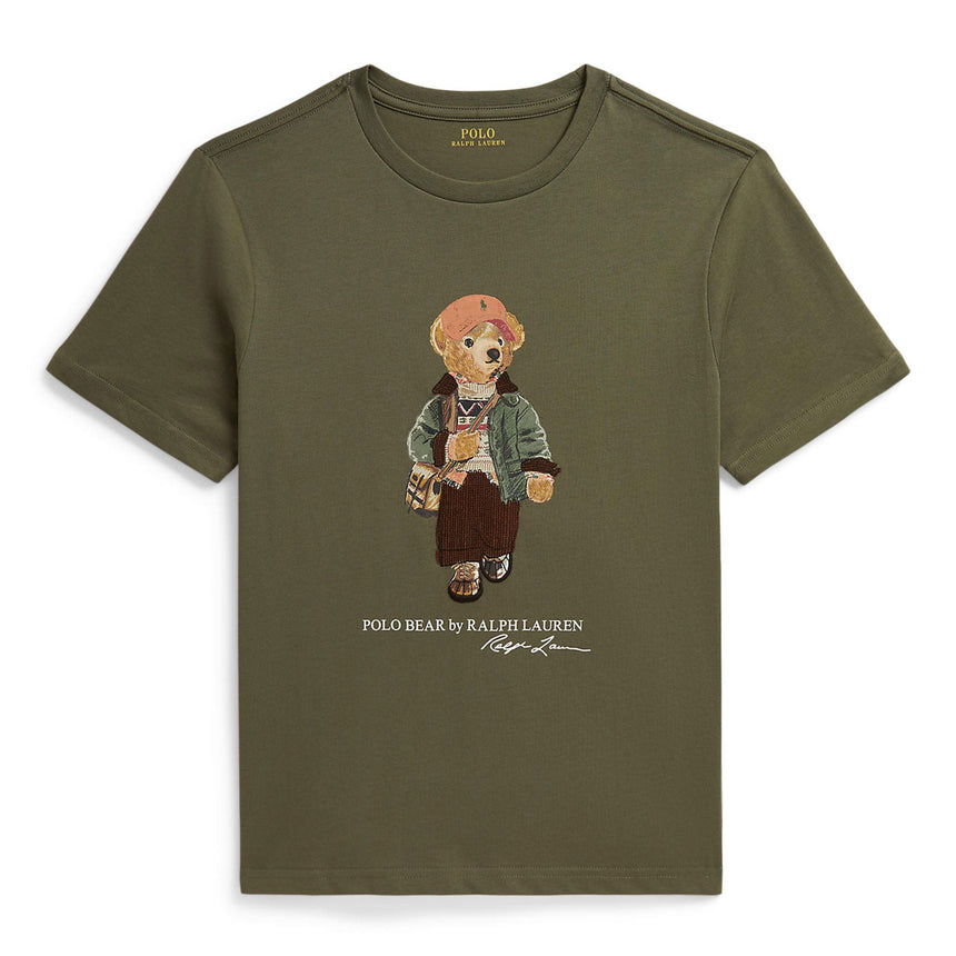 T-shirt Ours Polo 8-16ans-Polo Ralph Lauren-Olive-S-RLA-323B27282001-CLÉMENT