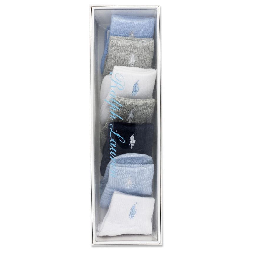 Ensemble de 7 paires de chaussettes essentielles - 0 à 6 mois-Polo Ralph Lauren-RLB-B61427LBX7-CLÉMENT