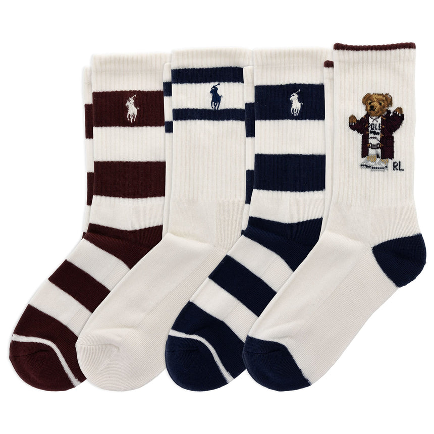 Bas (3) Ours Varsity Pointures 4-11-Polo Ralph Lauren-Blanc-4-7-RLB-B61528BPK-CLÉMENT