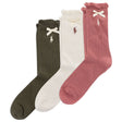 Bas (3) Pointelle Pointures 4-11-Polo Ralph Lauren-Rose-4-6X-RLB-G41423GPK667-CLÉMENT