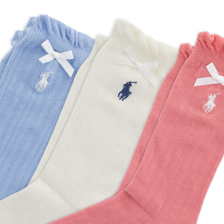 Bas Pointelle (3) 4-11ans-Polo Ralph Lauren-RLB-G41423GPK-CLÉMENT