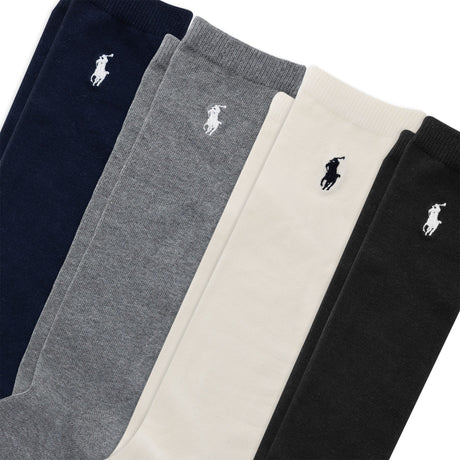 Ensemble de 4 paires de bas aux genoux - Pointures 4 à 11-Polo Ralph Lauren-RLB-G41433GPK-CLÉMENT