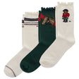Ensemble de 3 paires de chaussettes Ourson équestre - Pointures 4 à 11-Polo Ralph Lauren-Ivoire-4-6X-RLB-G42312GPK-CLÉMENT