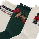 Ensemble de 3 paires de chaussettes Ourson équestre - Pointures 4 à 11-Polo Ralph Lauren-RLB-G42312GPK-CLÉMENT