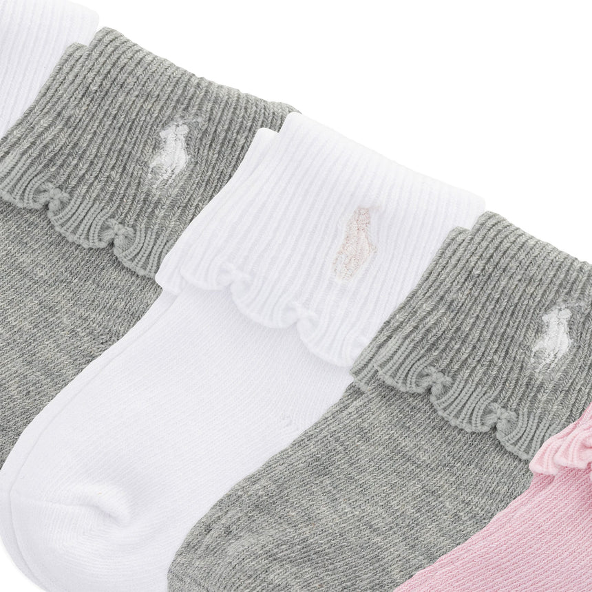 Ensemble de 7 paires de chaussettes essentielles - 0 à 6 mois-Polo Ralph Lauren-RLB-G42315LBX7-CLÉMENT