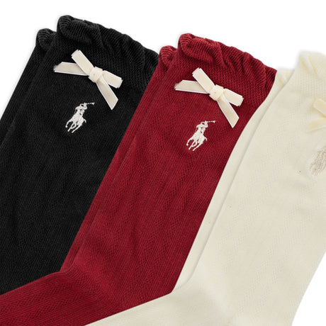 Ensemble de 3 paires de chaussettes pointelle - Pointures 4 à 11-Polo Ralph Lauren-RLB-G42320GPK-CLÉMENT