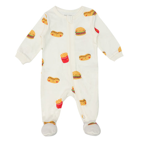 Pyjama Hamburgers Prématuré-30mois-Roche Ciseaux-Ivoire-Prématuré-ROO-PC60168-CLÉMENT