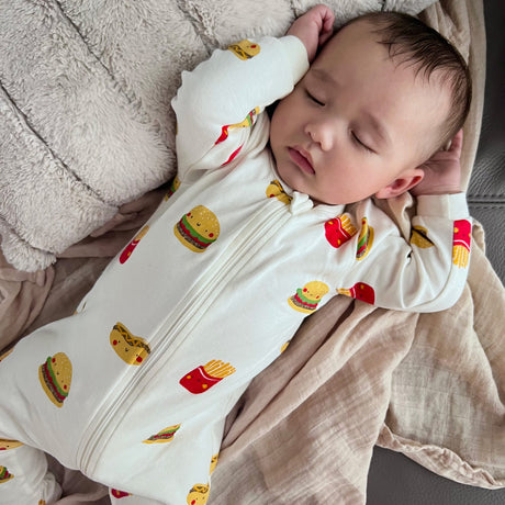 Pyjama Hamburgers Prématuré-30mois-Roche Ciseaux-ROO-PC60168-CLÉMENT