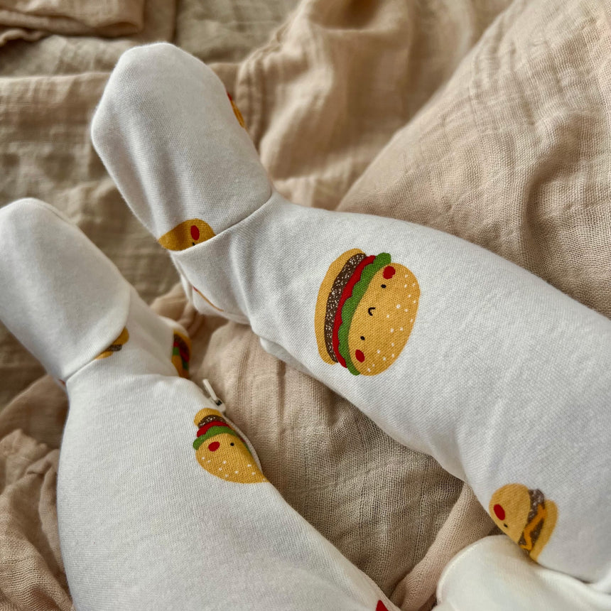 Pyjama Hamburgers Prématuré-30mois-Roche Ciseaux-ROO-PC60168-CLÉMENT