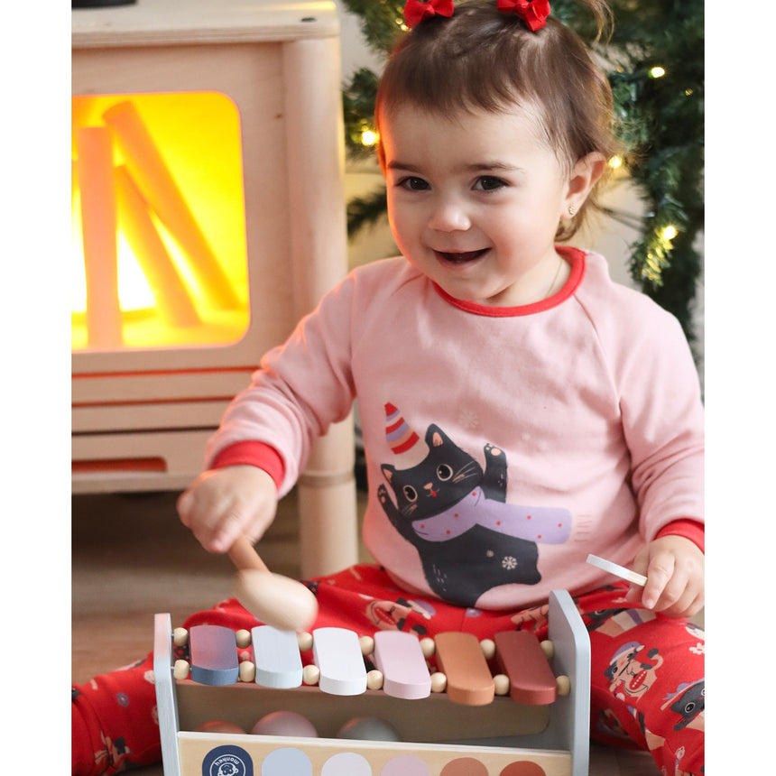Pyjama Chat Hiver 2-14ans-Roche Ciseaux-ROO-T59118-CLÉMENT
