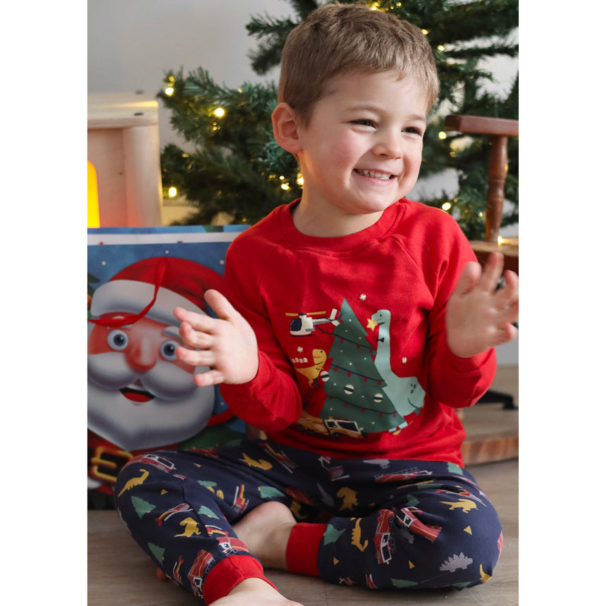 Pyjama Dinosaures 2-14ans-Roche Ciseaux-ROO-T5998-CLÉMENT