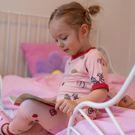 Pyjama Modal Pique-nique 2-14ans-Roche Ciseaux-ROO-T60208-CLÉMENT