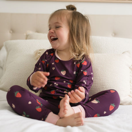 Pyjama Fraises Modal 2-14ans-Roche Ciseaux-ROO-T61178-CLÉMENT