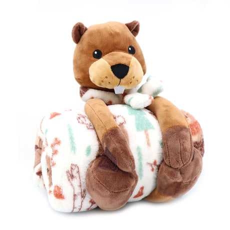 Ensemble Peluche et Couverture - Castor-SAFDIE & CO-SAE-99659-2Z-02-CLÉMENT