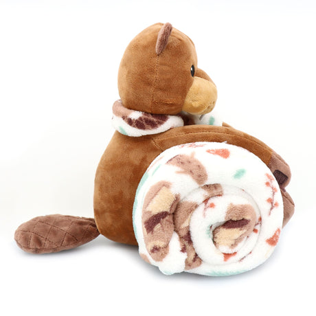 Ensemble Peluche et Couverture - Castor-SAFDIE & CO-SAE-99659-2Z-02-CLÉMENT