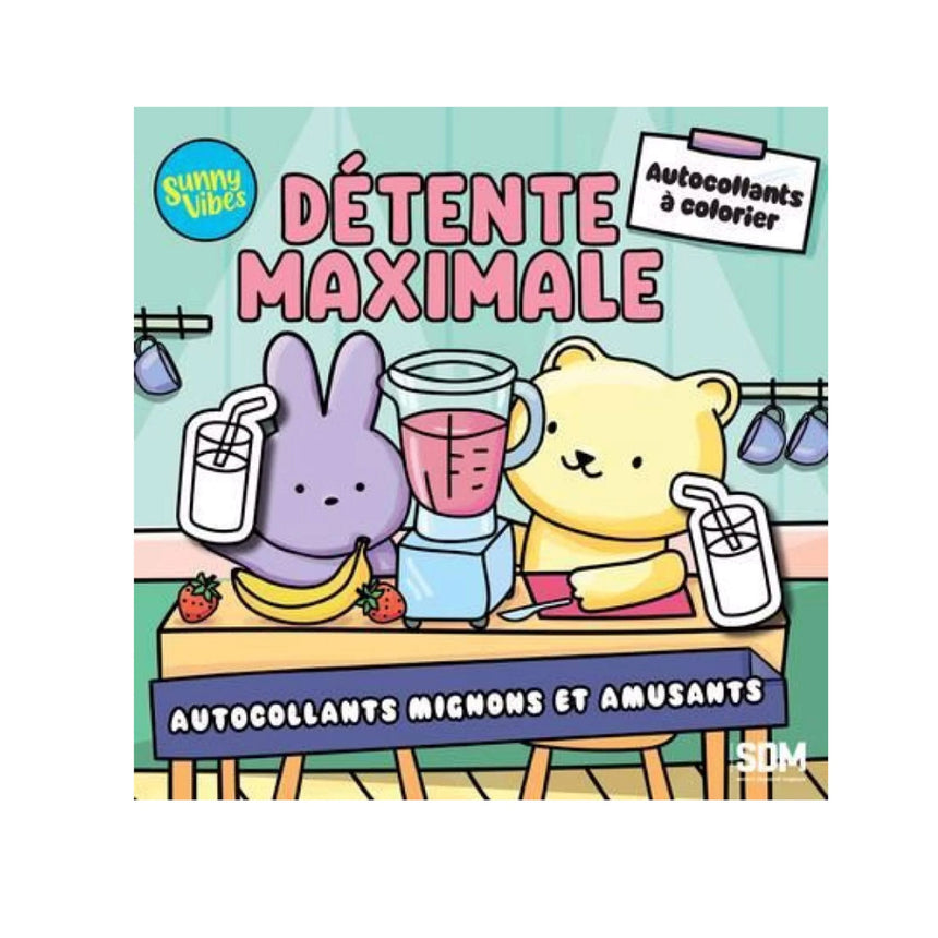 Autocollants mignons et amusants - Détente Maximale-IGLOBOOK-SDM-948625-CLÉMENT