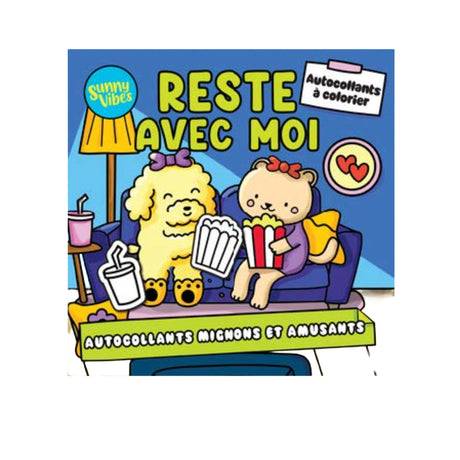 Autocollants Colorier - Reste Avec Moi-IGLOBOOK-SDM-948628-CLÉMENT