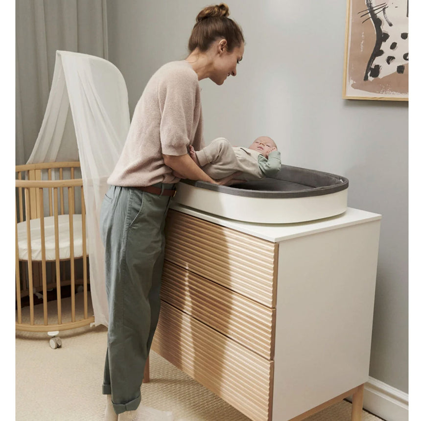 Matelas à Langer Stokke® Sleepi™ - Blanc / Gris-Sleepi-SEE-584201-CLÉMENT