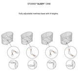 Couchette Évolutive Stokke® Sleepi™ V3 - Blanc-Sleepi-SEE-591602-CLÉMENT