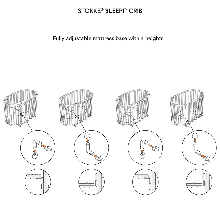 Couchette Évolutive Stokke® Sleepi™ V3 - Blanc-Sleepi-SEE-591602-CLÉMENT