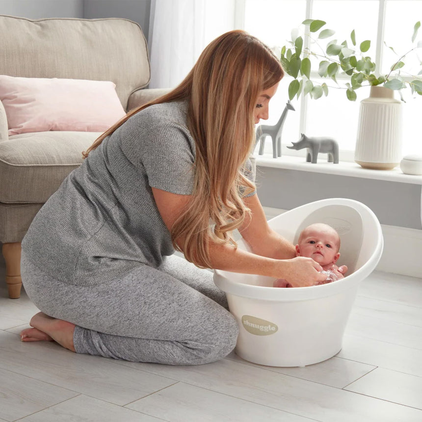 Baignoire pour Nouveau-né avec Coussin de Siège Shnuggle -Taupe-Shnuggle-SHN-SH-7084-CLÉMENT