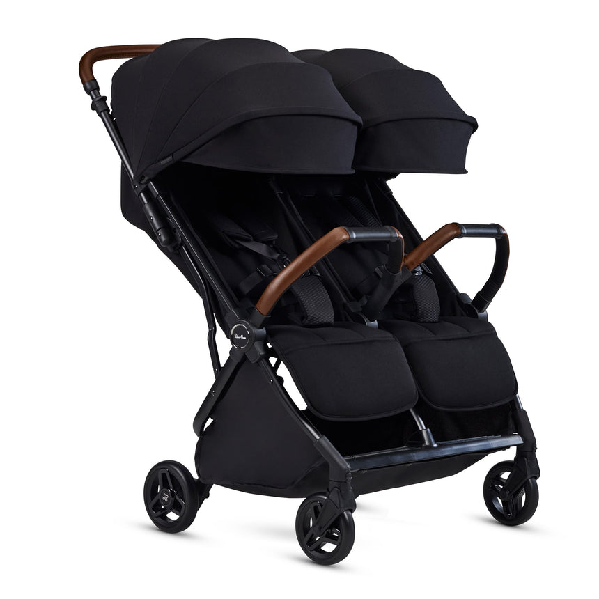 Poussette Jet Double - Noir-Silver Cross-SIL-SX2342BK-CLÉMENT