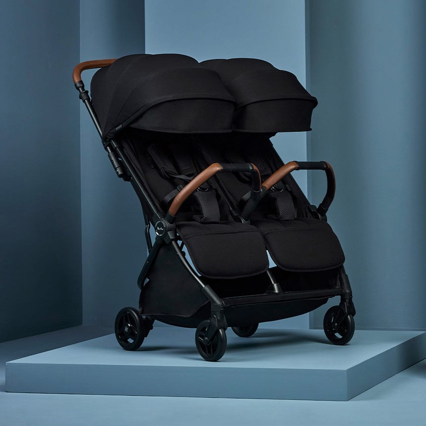 Poussette Jet Double - Noir-Silver Cross-SIL-SX2342BK-CLÉMENT