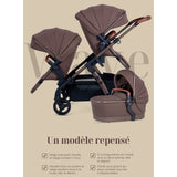 Poussette Wave 3 - Caramel-Silver Cross-SIL-SX2341CM-CLÉMENT