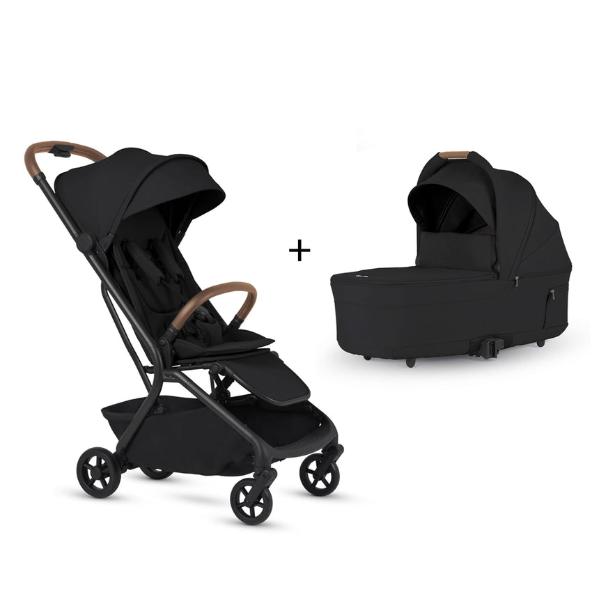 Poussette Nia + Landau Nia - Noir Onyx