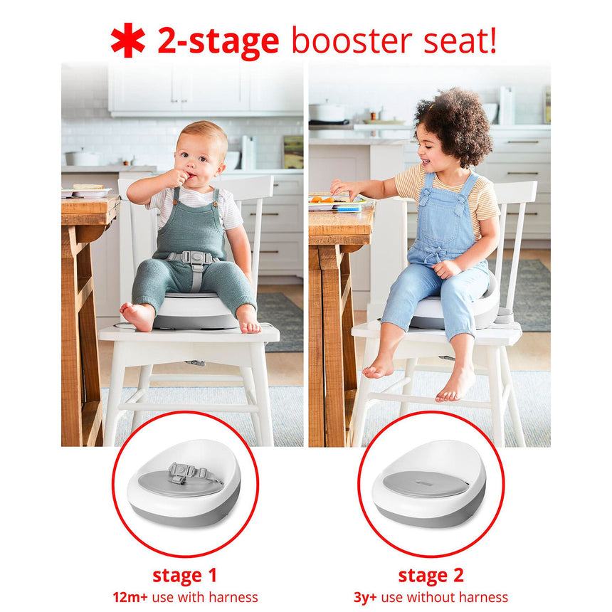 Siège de Table Rehausseur Sleek - Gris / Blanc-Skip Hop-SKI-9M880610-CLÉMENT