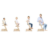 Chaise Haute Tripp Trapp® V2 + Coussin Gris avec Cabaret Stokke® - Noir-Stokke-SKK-661700-CLÉMENT