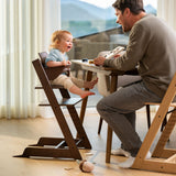 Chaise Haute Tripp Trapp® V2 + Coussin Blé avec Cabaret Stokke® - Brun-Stokke-SKK-662400-CLÉMENT