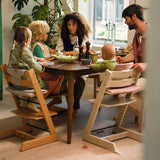 Chaise Haute Tripp Trapp® V2 Naturel + Coussin Gris avec Cabaret Stokke® Vanille-Stokke-SKK-706500-CLÉMENT