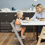 Chaise Haute Tripp Trapp® V2 Naturel + Coussin Gris avec Cabaret Stokke® Vanille-Stokke-SKK-706500-CLÉMENT