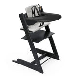 Chaise Haute Tripp Trapp® V2 + Coussin avec Cabaret Stokke® - Noir-Stokke-SKK-706700-CLÉMENT