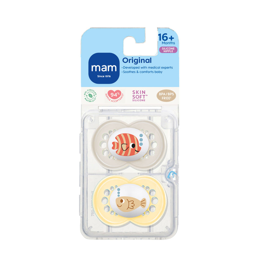 Suce (2) Perfect 16mois+ Beige-Mam Baby-SKL-C3894-02441-CLÉMENT