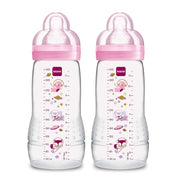 Biberon Easy Active 4mois+ 11oz - Rose-Mam Baby-SKL-C5020-006-31-CLÉMENT
