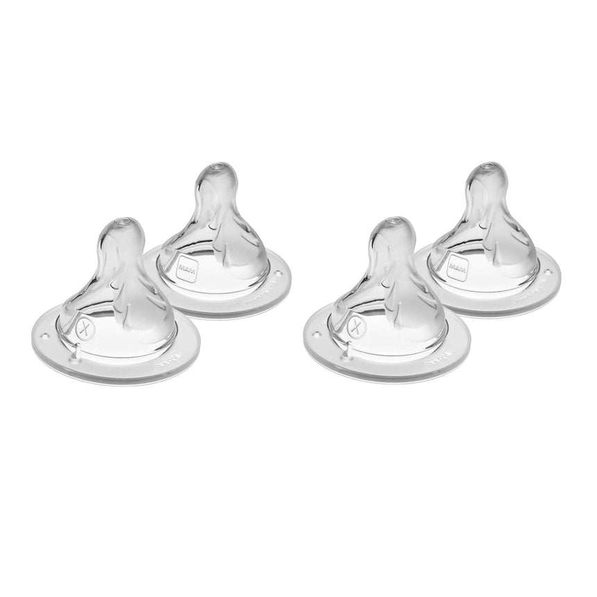 Tétines (4) 6+mois - Niveau X-Mam Baby-SKL-C6005-012-04-CLÉMENT