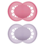 Suce Orthodontique (2) Matte 6-16mois - Rose-Mam Baby-SKL-C6884-024-41-CLÉMENT